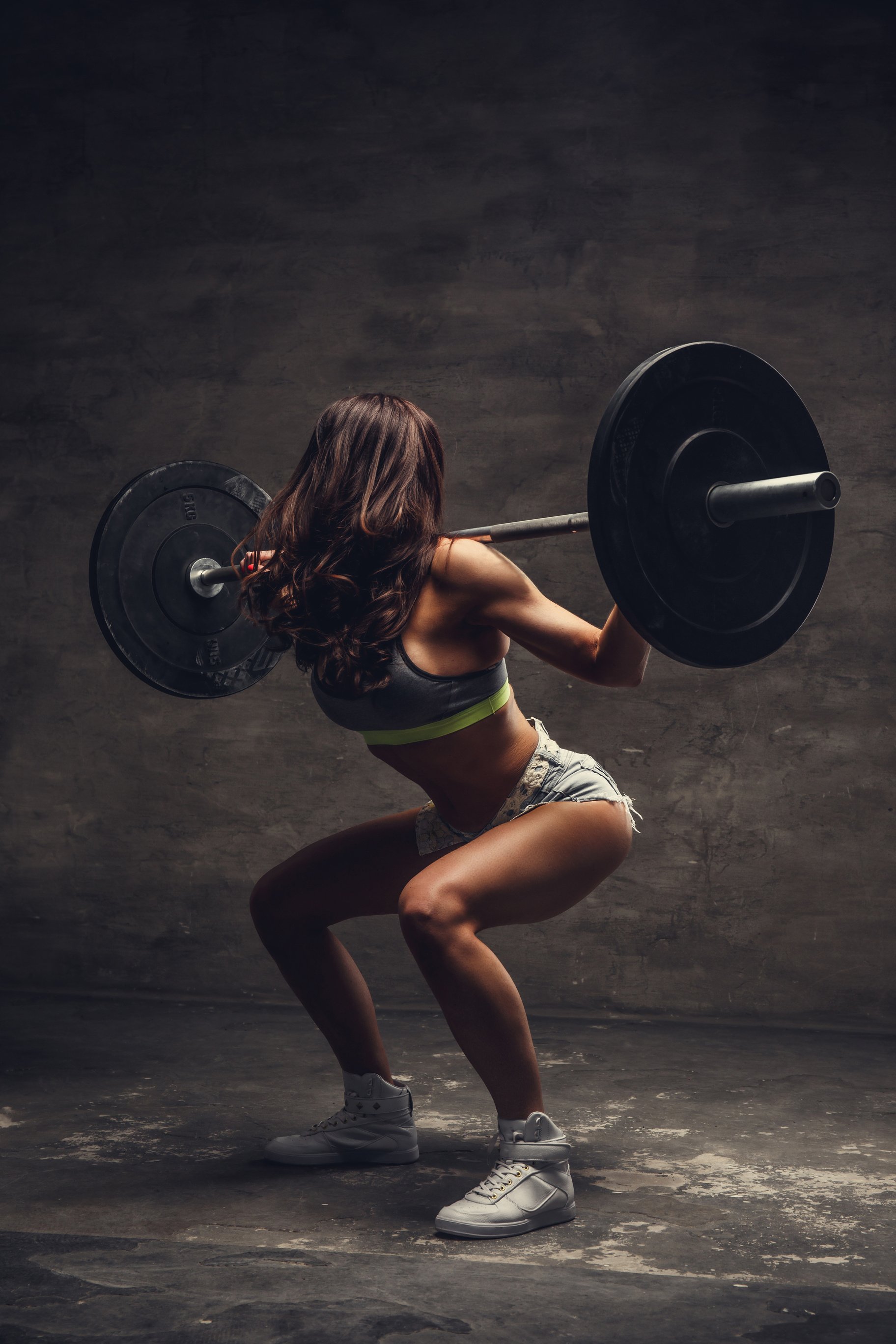 Female Doing Squats 